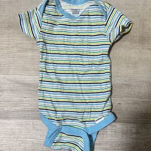 Gerber Multicolor Striped Baby Bodysuit